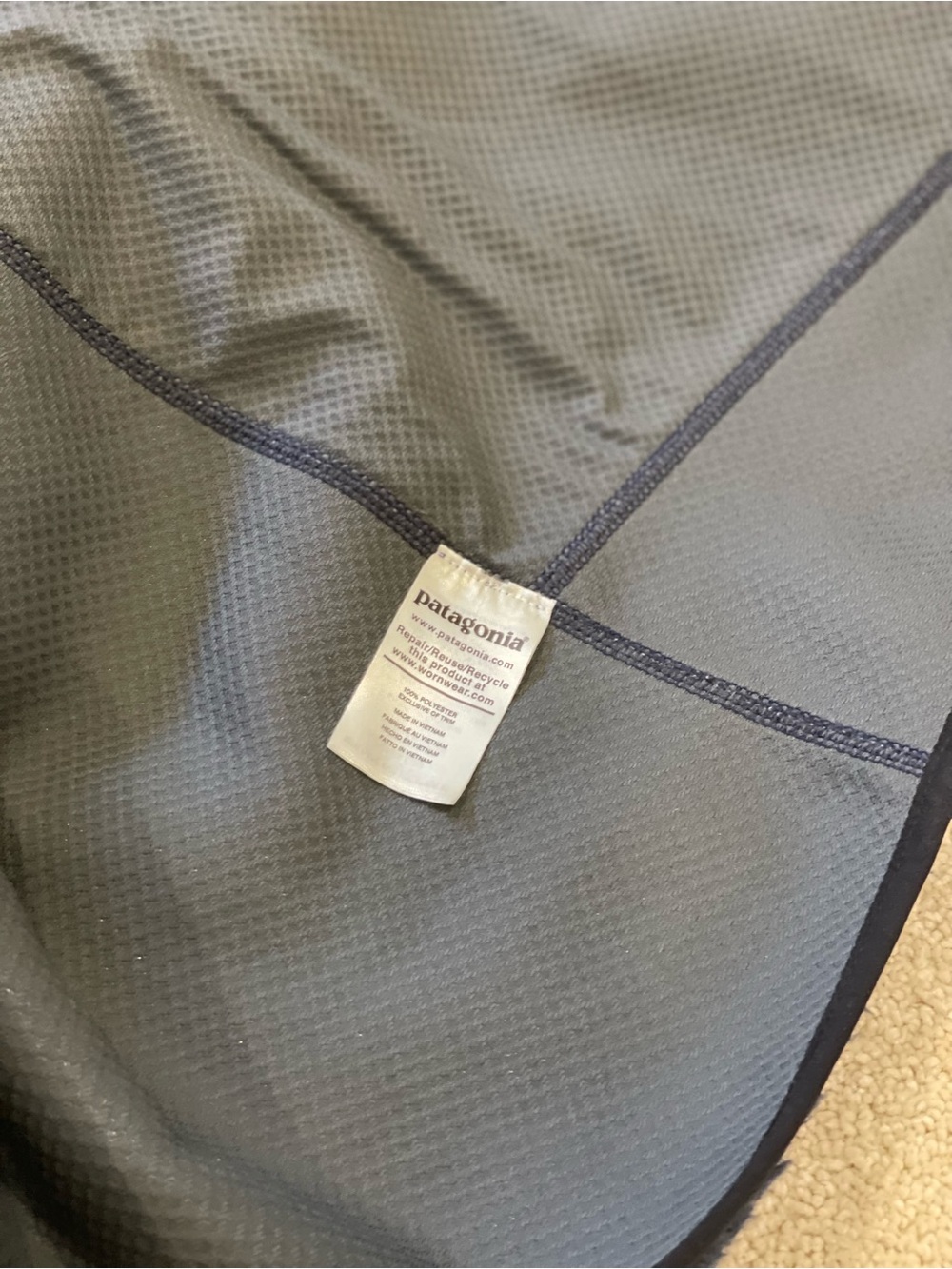 Patagonia Retro X Navy Blue Fleece Jacket - Picture 6 of 7